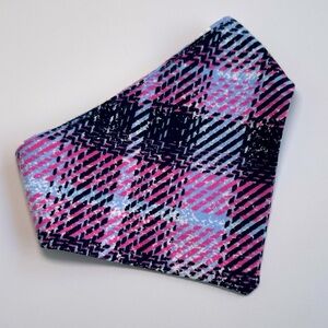 Cotton Candy Plaid Dog Bandana - Plaid